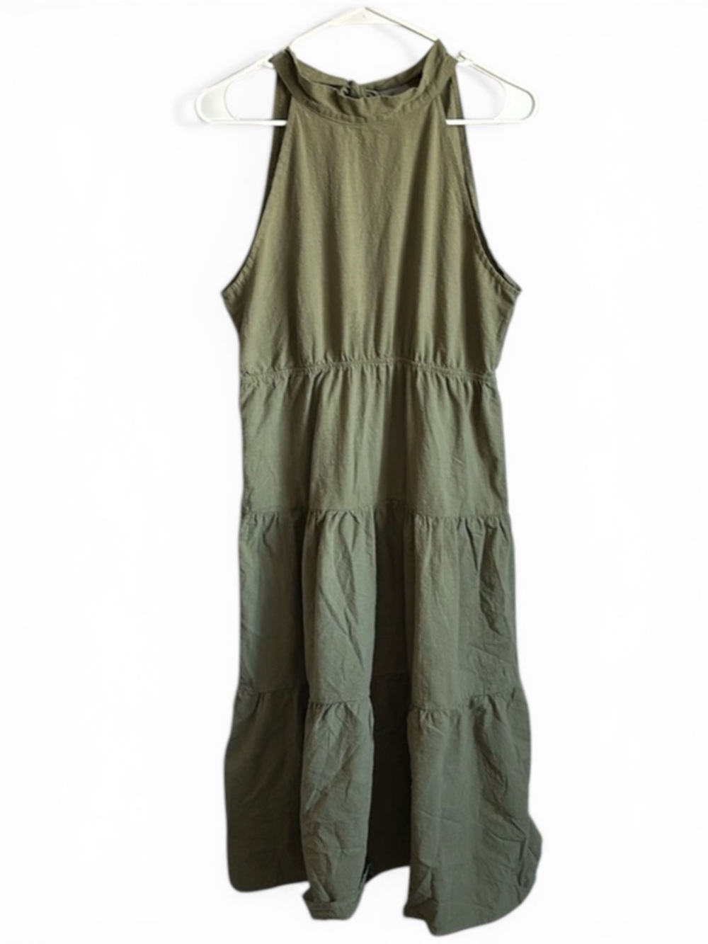 🎇🎆3for$9 SHEIN Olive Green Midi Dress